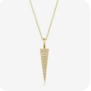 🎄🎅 🎁 RETIRED Pave Pyramid Necklace